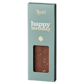 "Happy Birthday" Chokoladeplade fra Xocolatl 50 g 